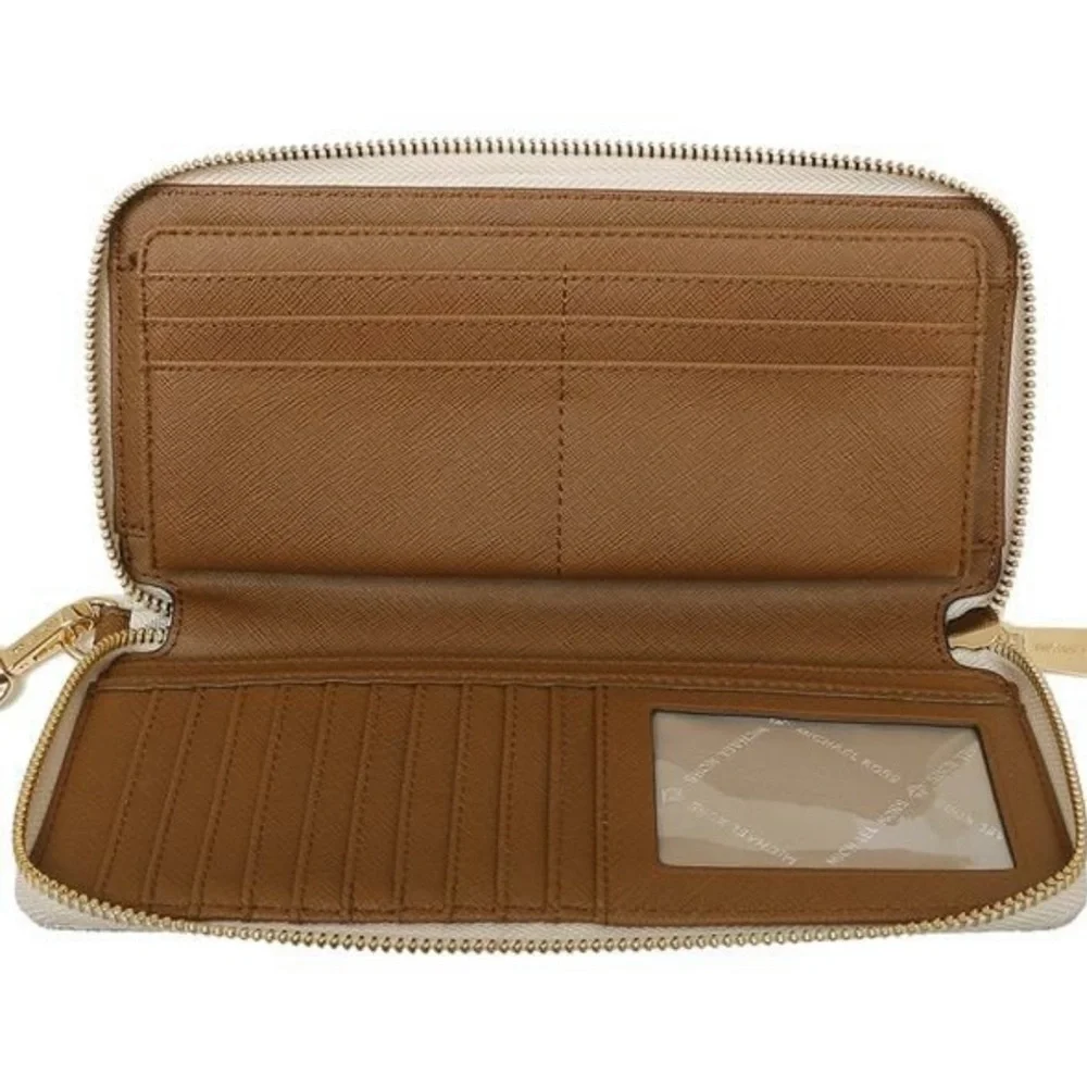 Michael Kors Jet Set Travel Large Travel CONTINENTAL Wristlet-Wallet Van…